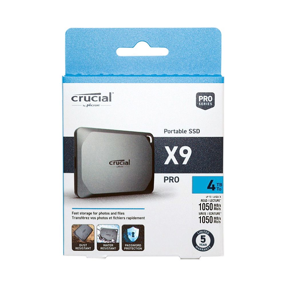 Foto X9 Pro 4TB Portable SSD - Up to 1050MB/s Read and Write